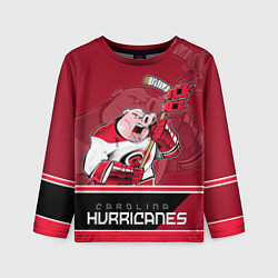 Лонгслив детский Carolina Hurricanes, цвет: 3D-принт