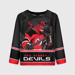 Детский лонгслив New Jersey Devils