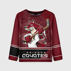 Лонгслив детский Arizona Coyotes, цвет: 3D-принт