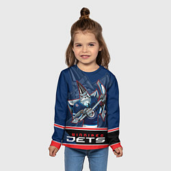 Лонгслив детский Winnipeg Jets, цвет: 3D-принт — фото 2
