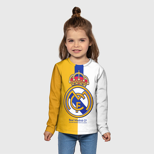 Детский лонгслив Real Madrid CF / 3D-принт – фото 5