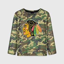 Детский лонгслив Blackhawks Camouflage