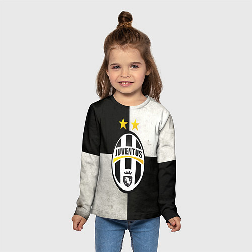 Детский лонгслив Juventus FC / 3D-принт – фото 5