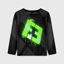 Детский лонгслив Flipsid3: Black collection