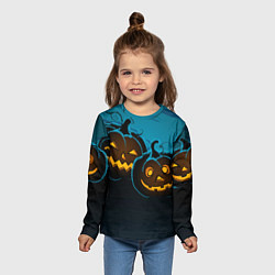 Лонгслив детский Halloween3, цвет: 3D-принт — фото 2