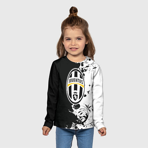 Детский лонгслив Juventus4 / 3D-принт – фото 5