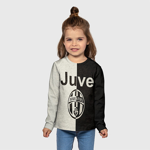 Детский лонгслив Juventus6 / 3D-принт – фото 5