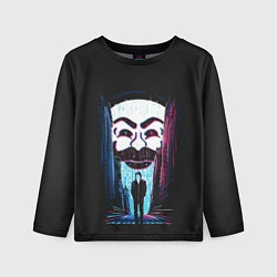 Детский лонгслив Mr Robot: Anonymous