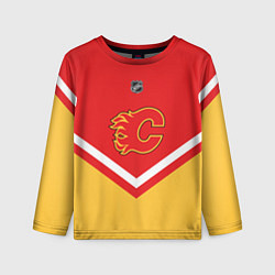 Лонгслив детский NHL: Calgary Flames, цвет: 3D-принт
