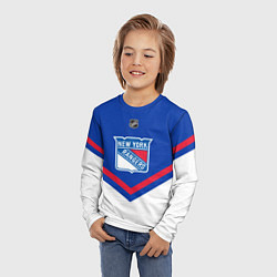 Лонгслив детский NHL: New York Rangers, цвет: 3D-принт — фото 2