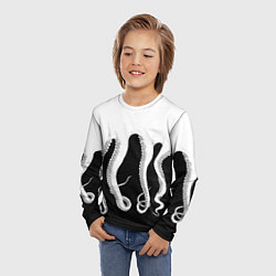 Лонгслив детский Octopus, цвет: 3D-принт — фото 2