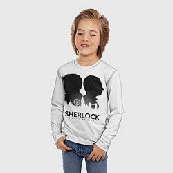 Лонгслив детский Sherlock Edition, цвет: 3D-принт — фото 2
