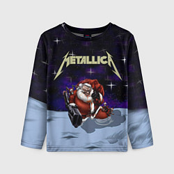 Лонгслив детский Metallica: Bad Santa, цвет: 3D-принт