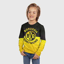 Лонгслив детский Borussia Dortmund FC, цвет: 3D-принт — фото 2