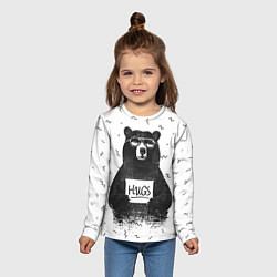 Лонгслив детский Bear Hugs, цвет: 3D-принт — фото 2