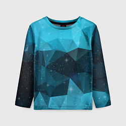 Детский лонгслив PolyBlue Star