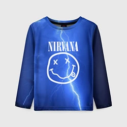 Лонгслив детский Nirvana: Lightning, цвет: 3D-принт