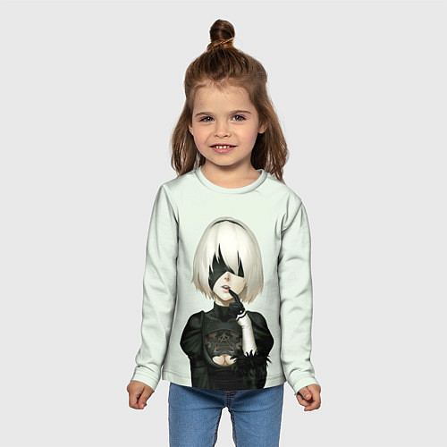 Детский лонгслив B2 / 3D-принт – фото 5