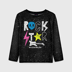 Детский лонгслив Rock Star