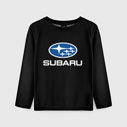 Лонгслив детский Subaru - emblem, цвет: 3D-принт