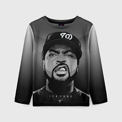 Лонгслив детский Ice Cube: Gangsta, цвет: 3D-принт