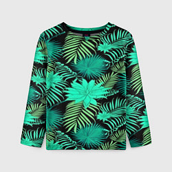 Детский лонгслив Tropical pattern