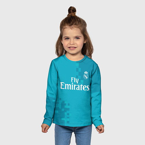 Детский лонгслив Real Madrid / 3D-принт – фото 5