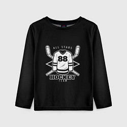 Лонгслив детский Hockey Team, цвет: 3D-принт