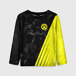 Лонгслив детский FC Borussia Dortmund: Abstract, цвет: 3D-принт