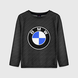Лонгслив детский BMW CARBON БМВ КАРБОН, цвет: 3D-принт