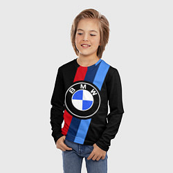 Лонгслив детский BMW 2021 M SPORT БМВ М СПОРТ, цвет: 3D-принт — фото 2