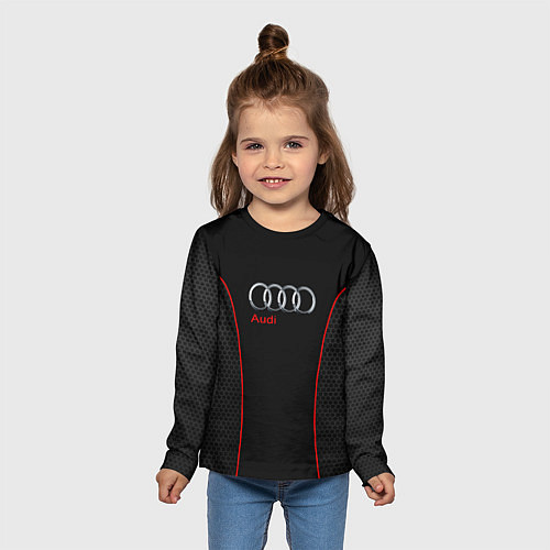 Детский лонгслив Audi Style / 3D-принт – фото 5