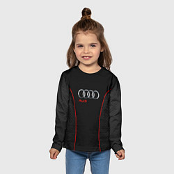 Лонгслив детский Audi Style, цвет: 3D-принт — фото 2