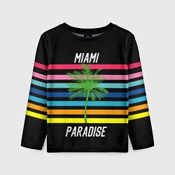 Детский лонгслив Miami Paradise