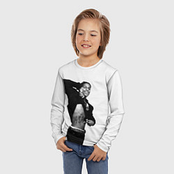 Лонгслив детский ASAP Rocky: White Fashion, цвет: 3D-принт — фото 2