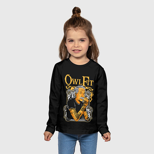 Детский лонгслив Owl Fit / 3D-принт – фото 5