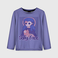 Лонгслив детский Sally Face: Violet Halo, цвет: 3D-принт