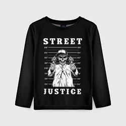 Лонгслив детский Street Justice, цвет: 3D-принт