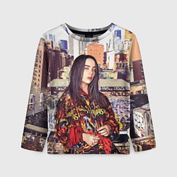 Детский лонгслив Billie Eilish: Street Style