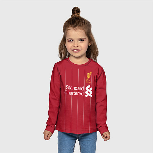 Детский лонгслив FC Liverpool: Shaqiri Home 19-20 / 3D-принт – фото 5