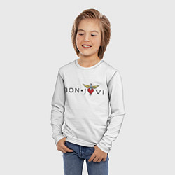 Лонгслив детский Bon Jovi, цвет: 3D-принт — фото 2