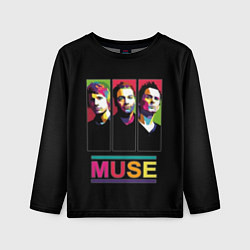 Лонгслив детский Muse pop-art, цвет: 3D-принт