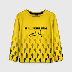 Детский лонгслив Billie Eilish: Yellow Autograph