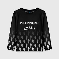 Детский лонгслив Billie Eilish: Black Autograph