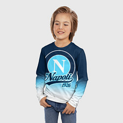 Лонгслив детский Наполи ФК, цвет: 3D-принт — фото 2