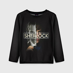 Лонгслив детский Sherlock, цвет: 3D-принт