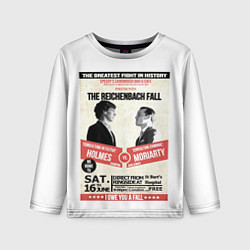 Детский лонгслив The reichenbach fall