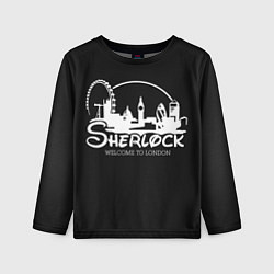 Детский лонгслив Sherlock