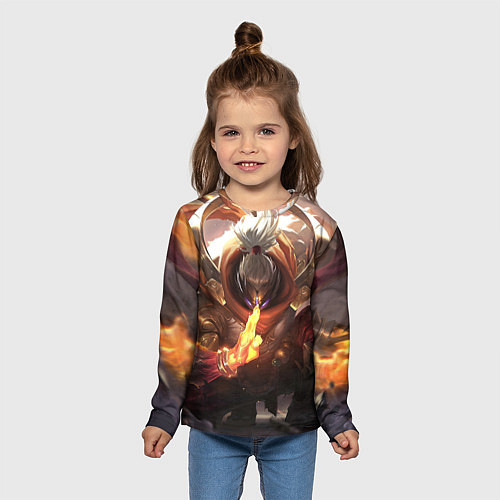 Детский лонгслив League Of Legends Джакс / 3D-принт – фото 5