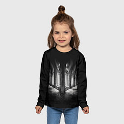 Лонгслив детский Темные коридоры, цвет: 3D-принт — фото 2